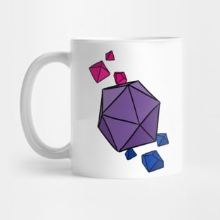 Bi Pride Colors Dice Mug